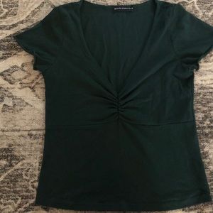 Brandy Melville - dark green top (one size)